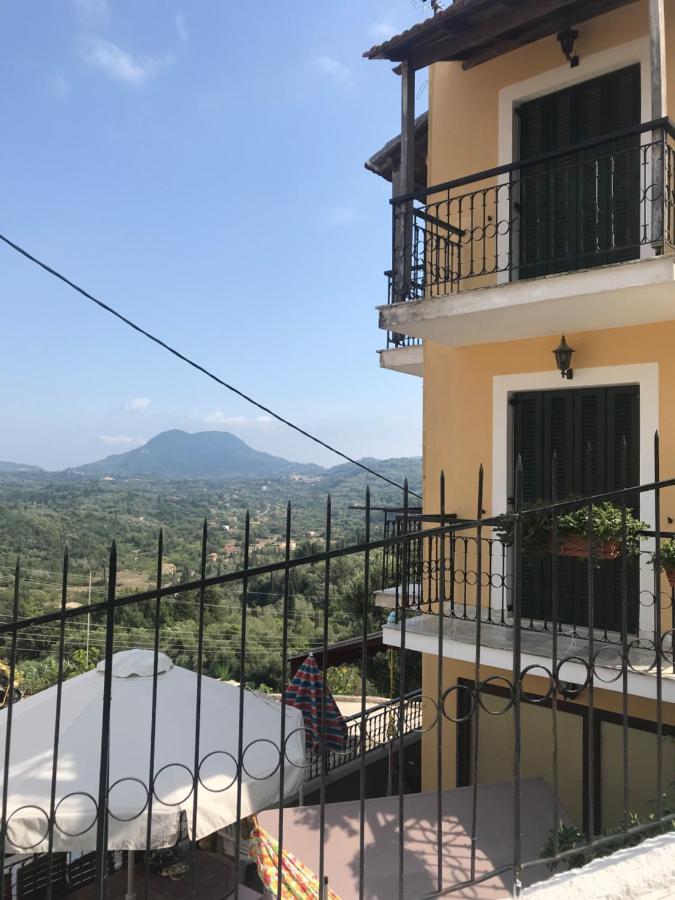 Schoenes Familienappartement In Pelekas, Corfu Mit Meerblick Zewnętrze zdjęcie