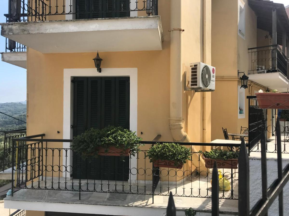 Schoenes Familienappartement In Pelekas, Corfu Mit Meerblick Zewnętrze zdjęcie